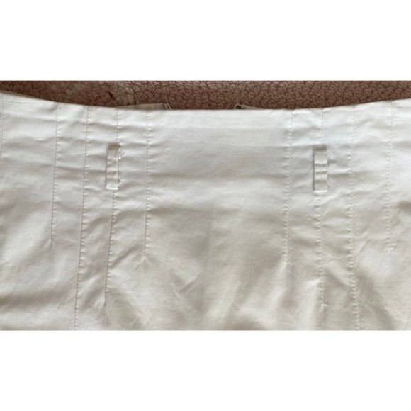 Club Monaco White Cotton Pencil Skirt Size 2 - Picture 5 of 6